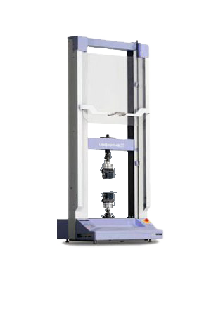 Shimadzu AGS-H universal testing machine with the dynamometer sensitivity of 0,05 [N] and sensitivity of extensometer <20 [mm] ± 0,2 [mm] ; >20 [mm] ± 1% at full scale.